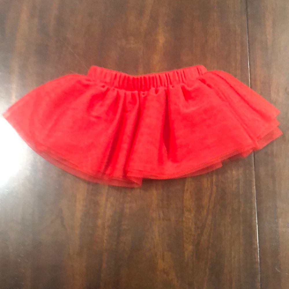Baby Cat & Jack red skirt. 3-6 month.